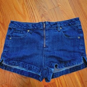 Blue Denim Shorts